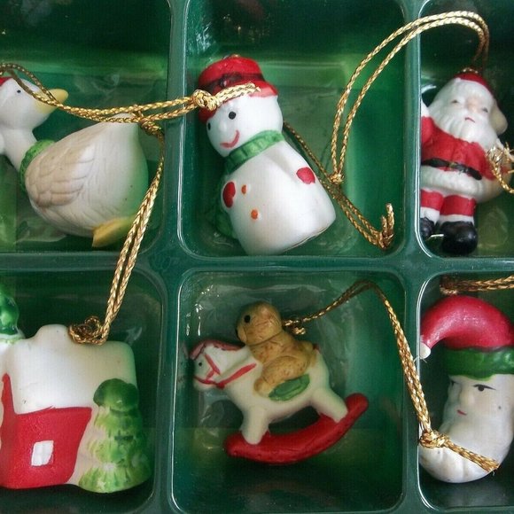 Kurt S. Adler Other - Kurt Adler Miniature Christmas Ornaments Porcelain